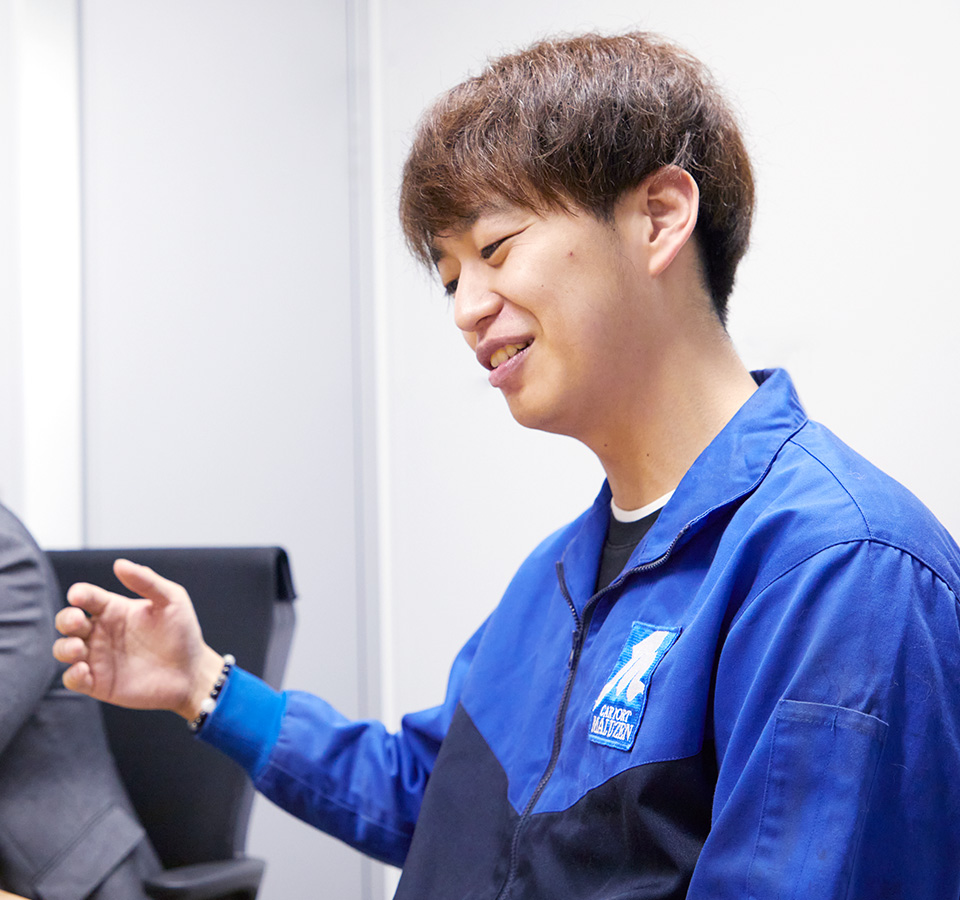 カーポートマルゼン 入社6年目 販売スタッフ