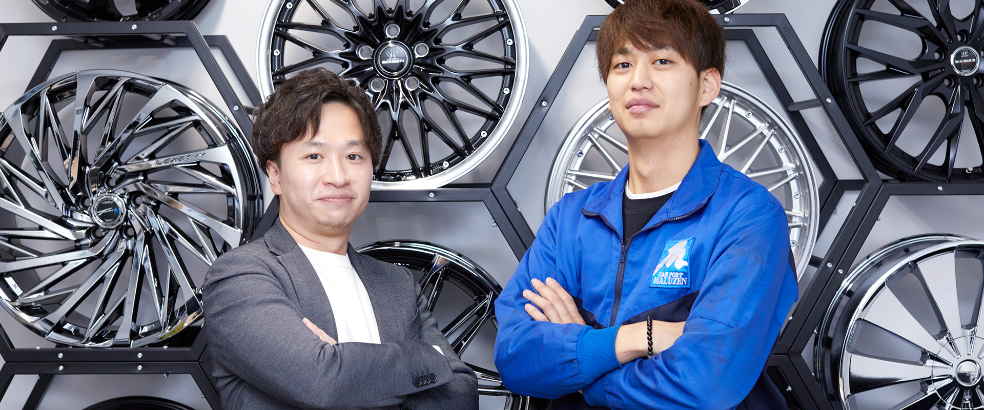 カーポートマルゼン代表取締役社長 米岡 孝展 カーポートマルゼン 入社6年目 販売スタッフ